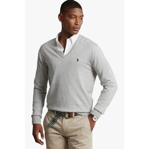 POLO RALPH LAUREN Men's Cotton V-Neck Sweater